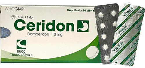 CERIDON Domperidon 10mg Tw3 cetecoUS (Hộp/100v)
